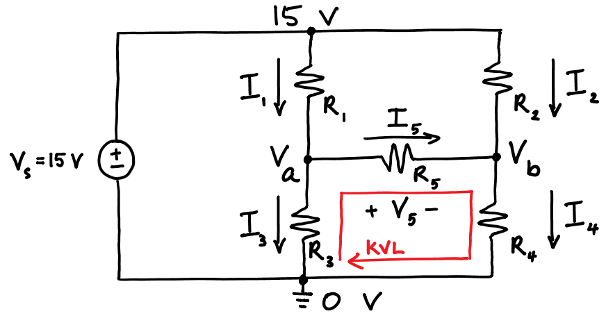 KVL with node voltages