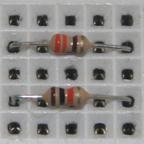 Two resistors